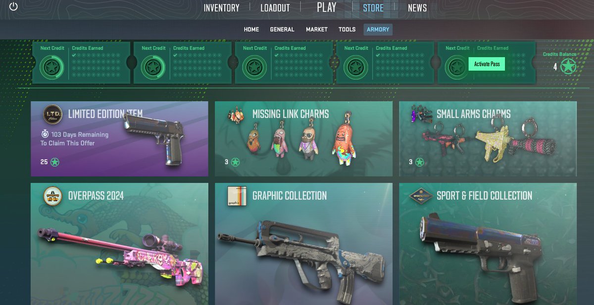 I guess we start grinding🤓Thanks <a href="/CounterStrike/">CS2</a>