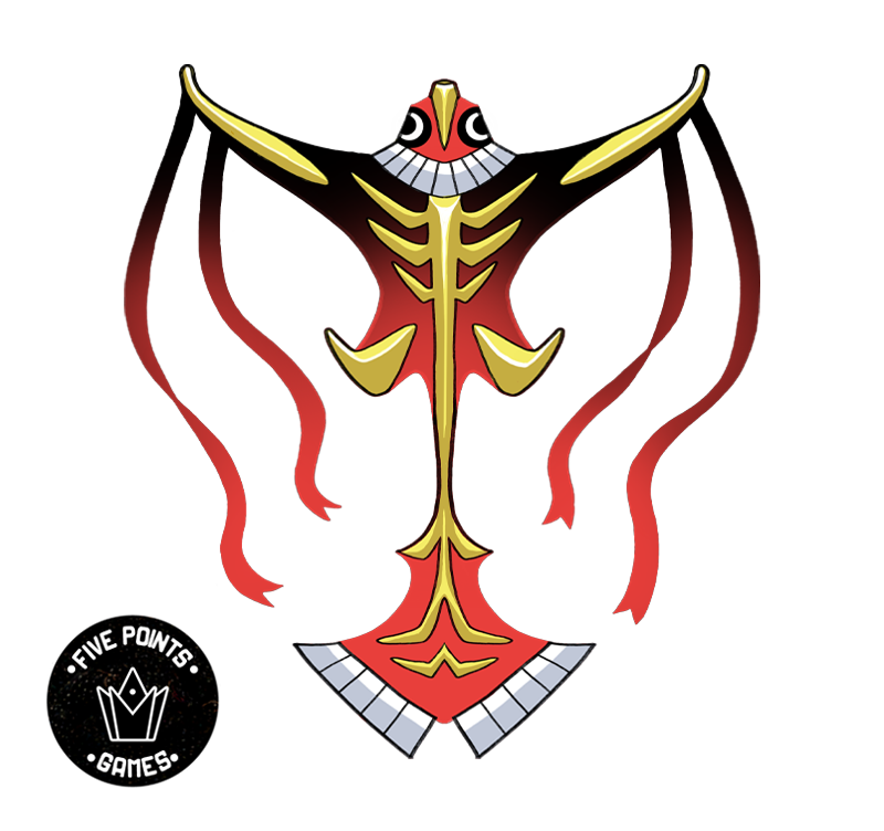 Lots of art to catch up on! This is Symbokite's natural form! One of 100 monsters you can catch in our monster catching TTRPG, A Monster's Tail!

#Pokemon #Fakemon #TTRPGs #ttrpgcommunity