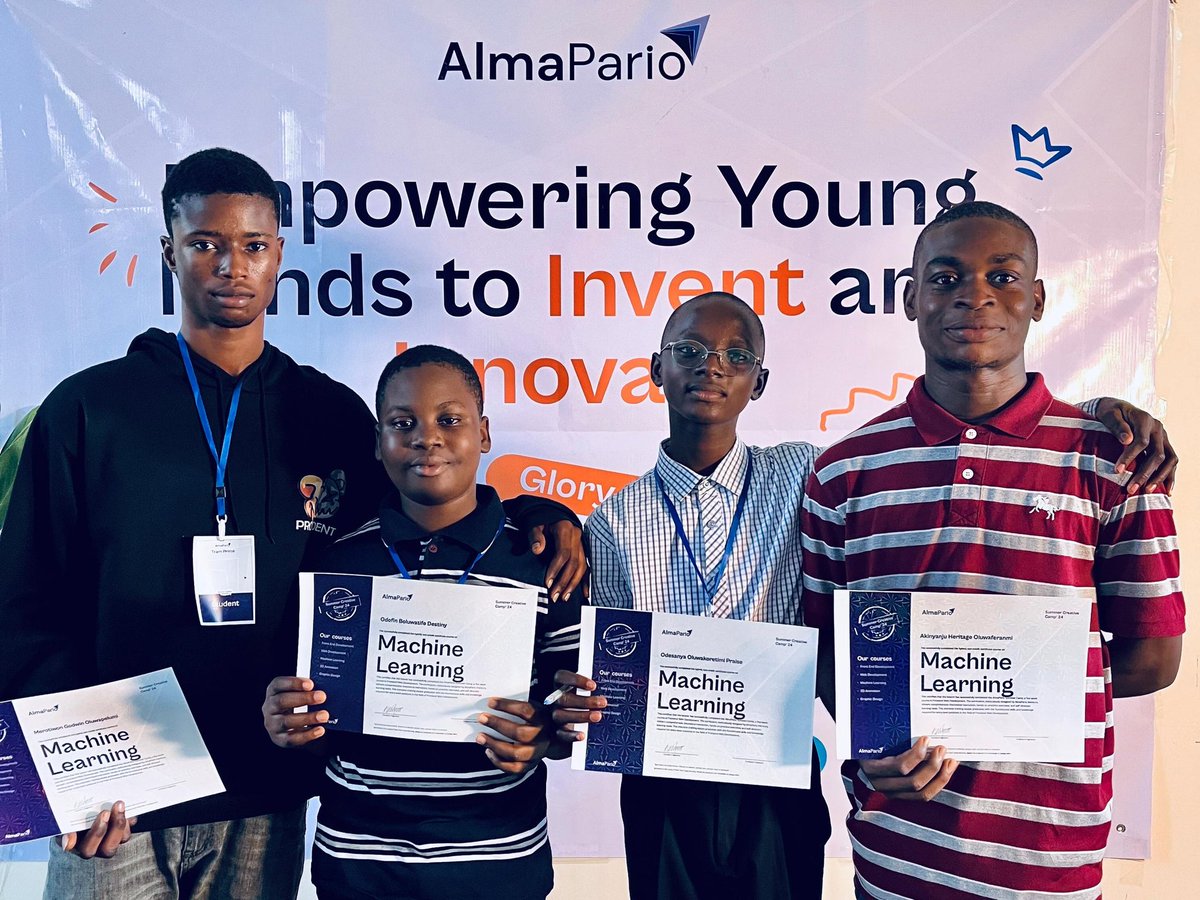 almapario's tweet photo. access to our community of mentors, who will guide and support him as he continues to grow in the tech space. 🌟

At AlmaPario, we believe in the future of young people like Koretimi. With the right tools and support... https://t.co/FAOF7LEXZT