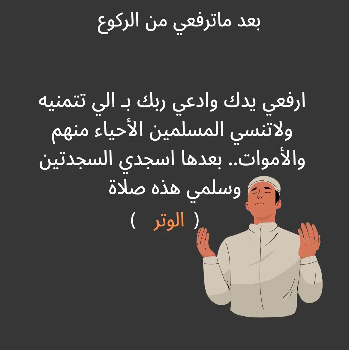 طريقة صلاة الوتر🤎. 

 #فضفض_بتغريده