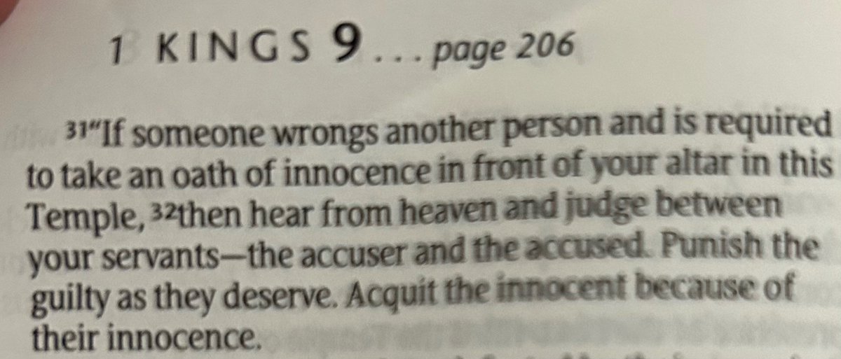 I opened my new bible tonight and this is what I opened it to!!! With today being wrongful conviction day! I will just leave this here!