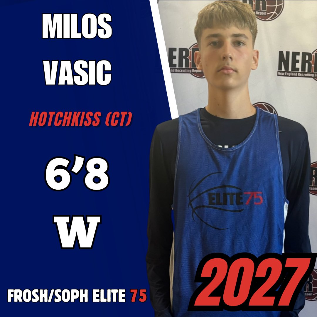 New England Recruiting Report NERRHoops (@nerrhoops) on Twitter photo Incoming <a href="/HotchkissHoops/">Hotchkiss Hoops</a> 2027 Milos Vasic is a big wing prospect to know.
His floor-spacing from outside and defensive versatility are two standout traits in his game.
newenglandrecruitingreport.com/in-the-news/ba… Incoming <a href="/HotchkissHoops/">Hotchkiss Hoops</a> 2027 Milos Vasic is a big wing prospect to know.
His floor-spacing from outside and defensive versatility are two standout traits in his game.
newenglandrecruitingreport.com/in-the-news/ba…