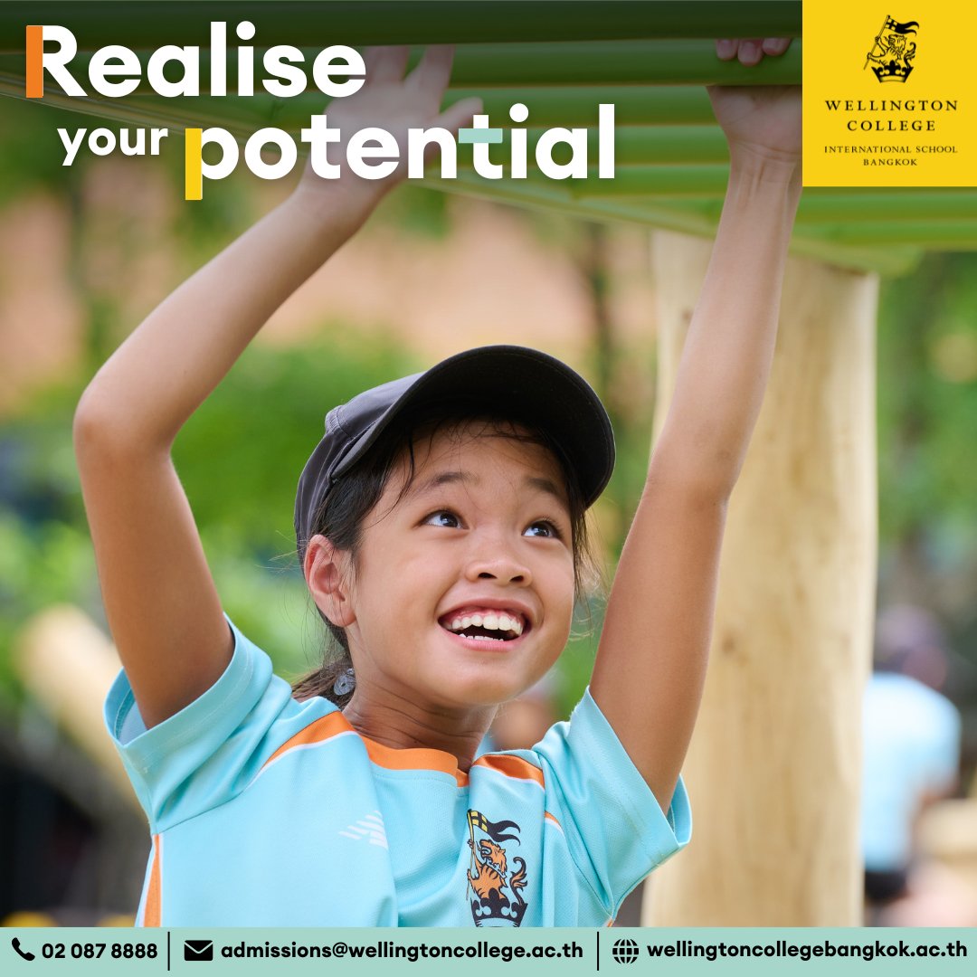 At Wellington College Bangkok we ensure that every child realises their full potential. Whatever their age, whatever their dreams, whatever their passion. We welcome children from 2-18 in search of an outstanding British education in Bangkok. Admissions@wellingtoncollege.ac.th