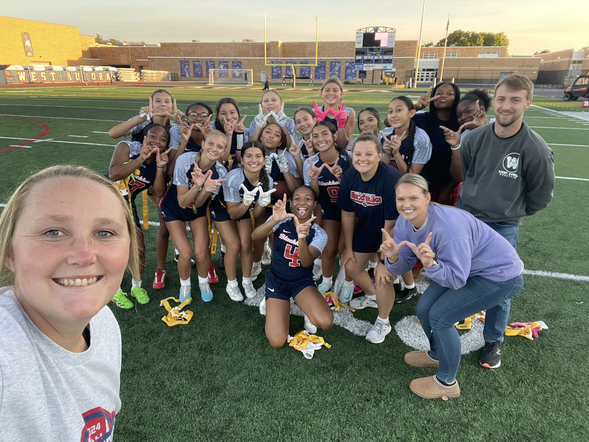 West Aurora Girls Flag Football tweet media