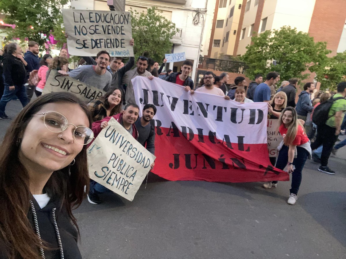 Hoy marchamos en Junín.
#UniversidadPúblicaSiempre