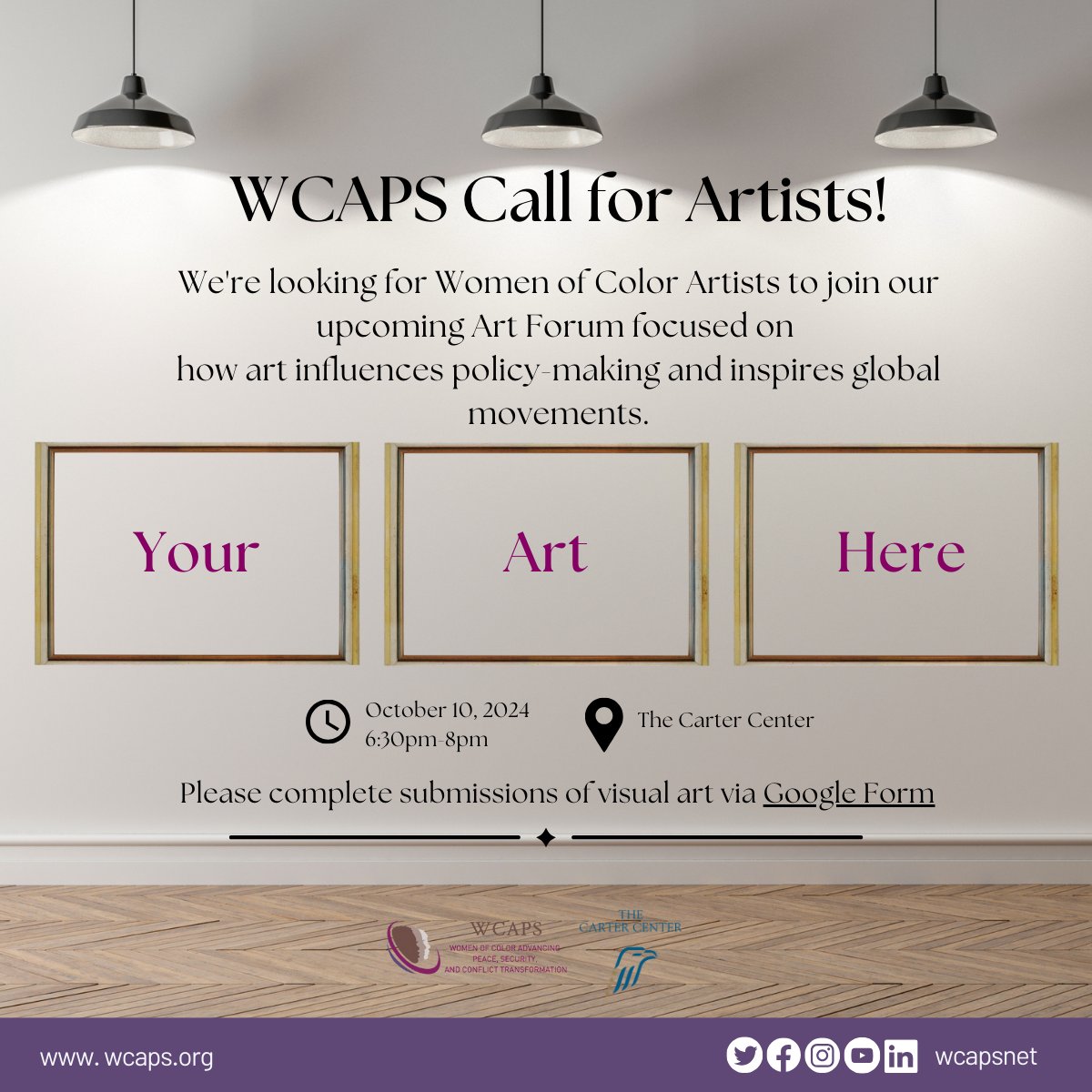 WCAPSnet's tweet photo. Calling all artists! We're seeking innovative talent for our art forum exploring how art influences policy &amp; inspires global movements. Showcase your creativity and connect with fellow art enthusiasts. Submit your work by 10/9 via google form https://t.co/1nMalmrhaW #WCAPS https://t.co/HSnlnmd3mn