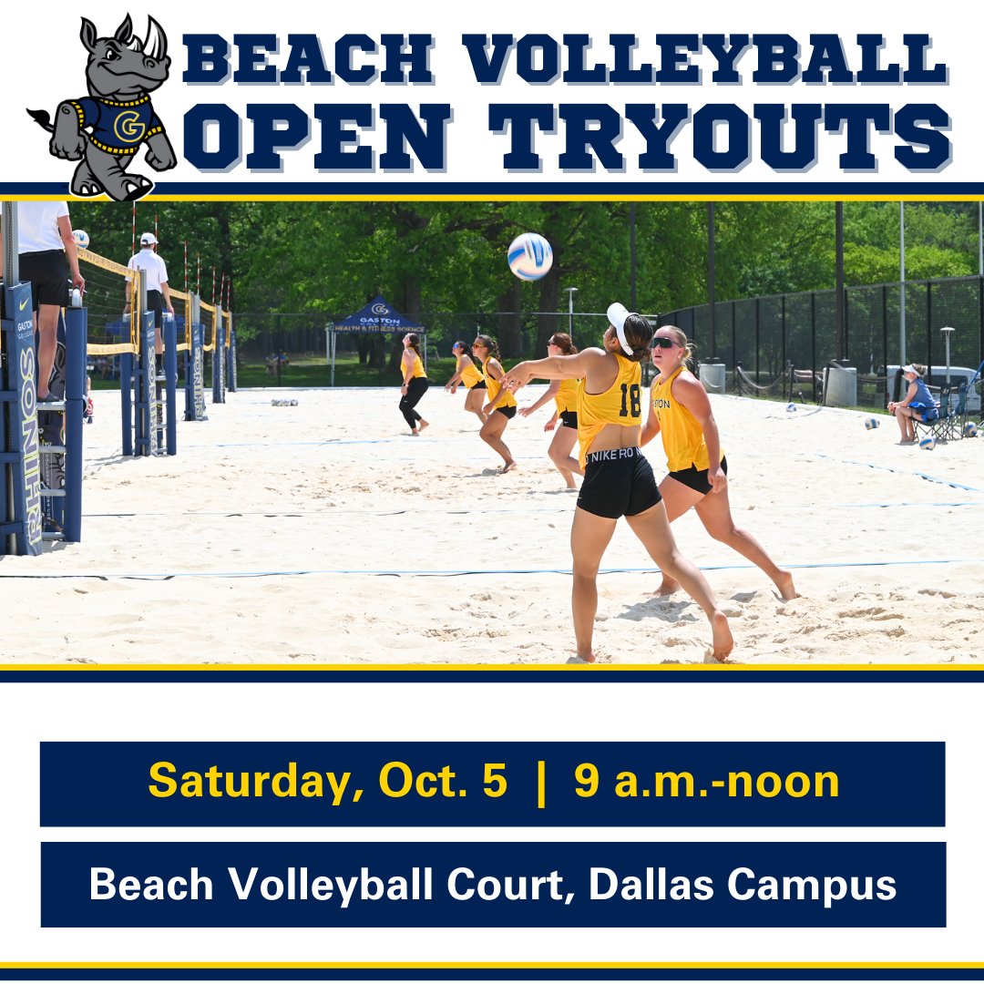 Gaston College Beach Volleyball tweet media