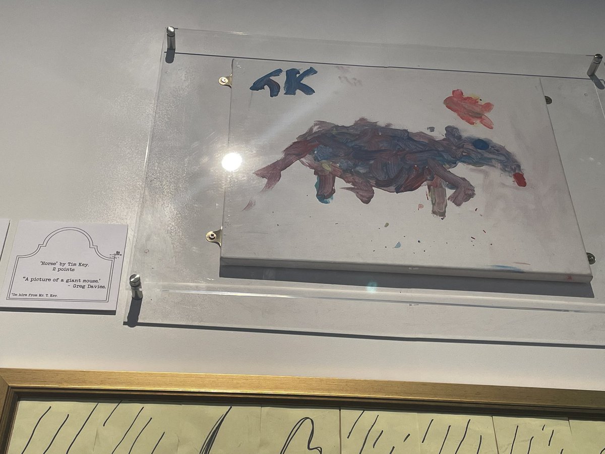 Highlight of my day was seeing keys anteater/horse/mouse painting depending on who you ask.