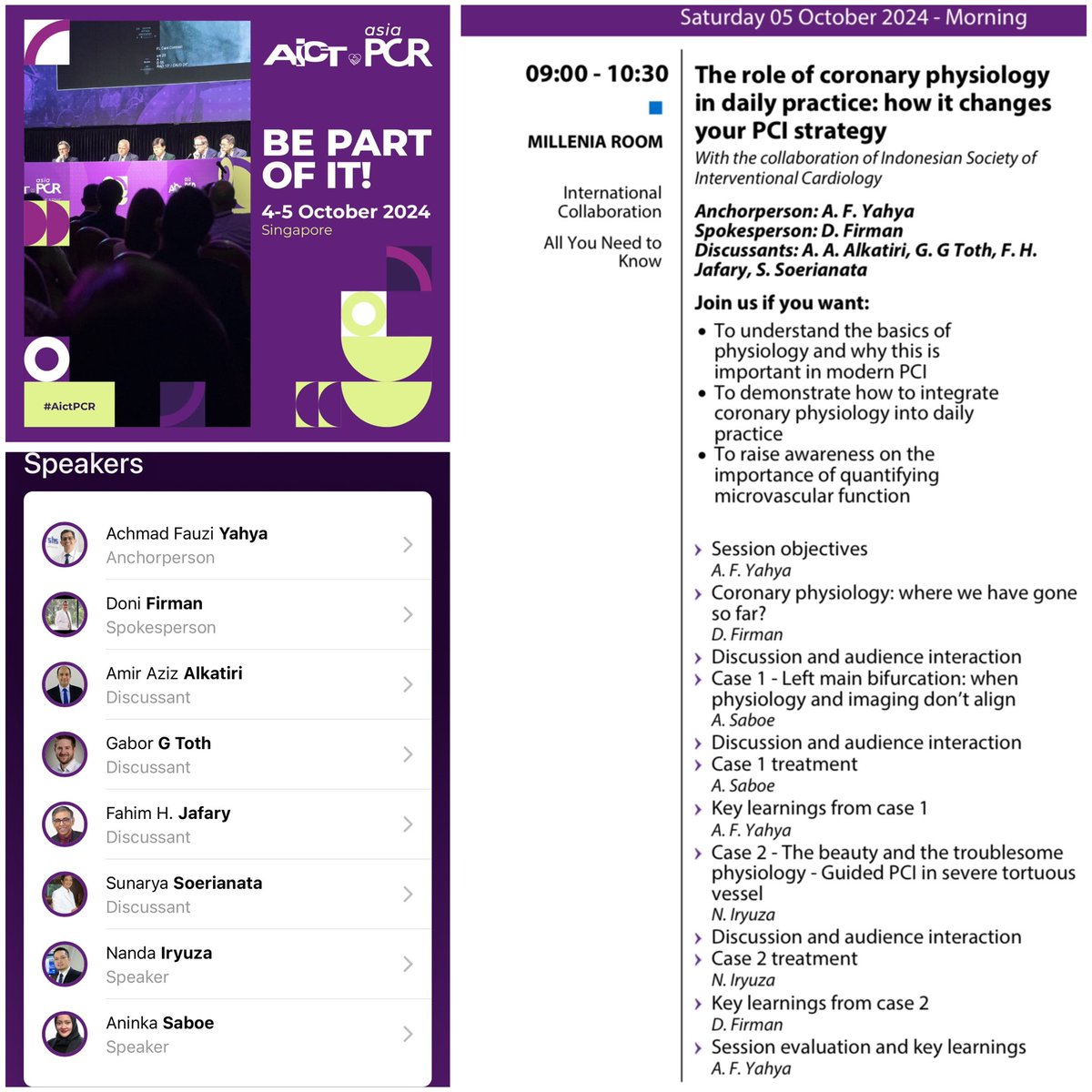 ISIC (@isic_official) on Twitter photo Don’t miss the collaborative session ISIC @ AICT-AsiaPCR 2024, Join us for discussions and insights on how to use physiology in daily practice. See you!!
<a href="/uziyahya46/">A. Fauzi Yahya</a> <a href="/gabor_gt/">Gabor G Toth</a> <a href="/Iryuza/">Nanda Iryuza</a> <a href="/aninkasaboe/">Aninka Saboe</a> <a href="/PCRonline/">PCRonline 🫀</a> <a href="/APSIC6/">@APSIC</a> <a href="/IndahSP_MD/">Indah Sukmawati, MD</a> <a href="/markzroland/">Markz Sinurat</a> Don’t miss the collaborative session ISIC @ AICT-AsiaPCR 2024, Join us for discussions and insights on how to use physiology in daily practice. See you!!
<a href="/uziyahya46/">A. Fauzi Yahya</a> <a href="/gabor_gt/">Gabor G Toth</a> <a href="/Iryuza/">Nanda Iryuza</a> <a href="/aninkasaboe/">Aninka Saboe</a> <a href="/PCRonline/">PCRonline 🫀</a> <a href="/APSIC6/">@APSIC</a> <a href="/IndahSP_MD/">Indah Sukmawati, MD</a> <a href="/markzroland/">Markz Sinurat</a>