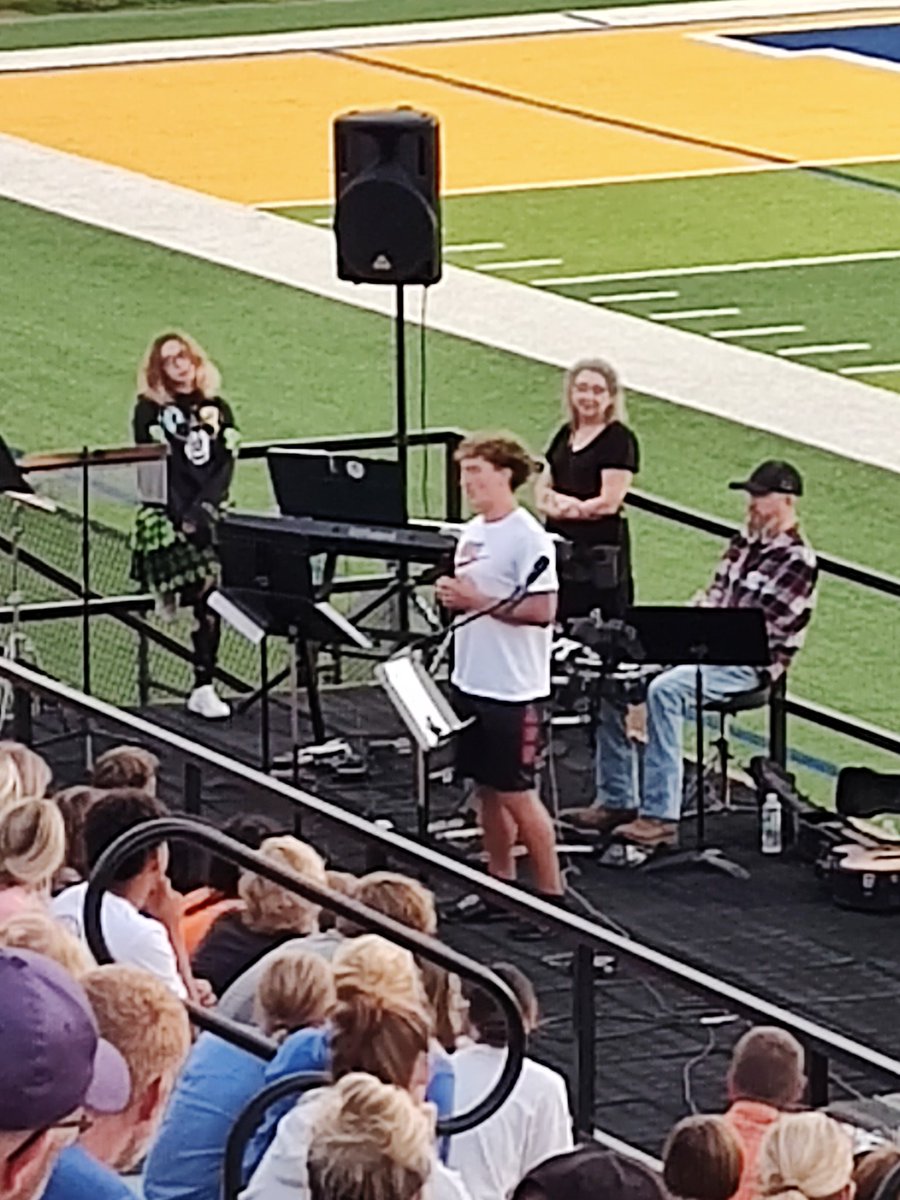 TylerWilliams2's tweet photo. Best crowd at our stadium this year and the biggest victory that will be won! @HenryScottrcbc FCA Fields of Faith https://t.co/357xV3DVcd