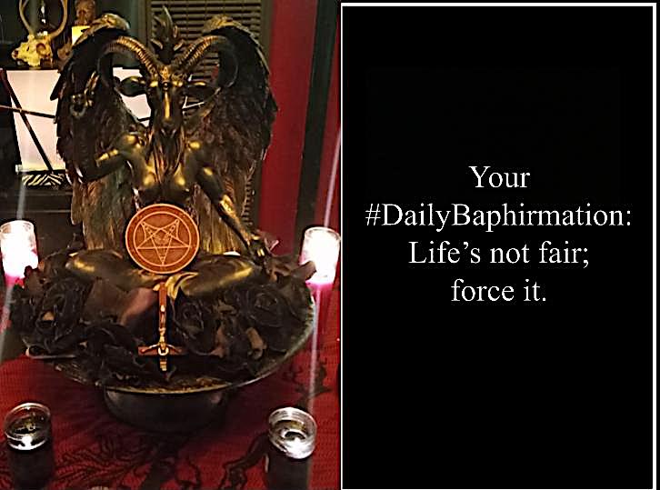 SatanicSF's tweet photo. #DailyBaphirmation https://t.co/tnDtTcCOiP