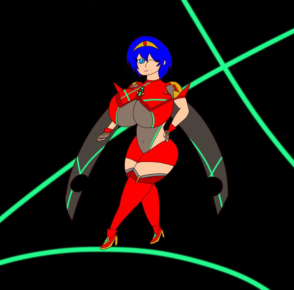 Here’s art of marthy in Pyra’s outfit today
