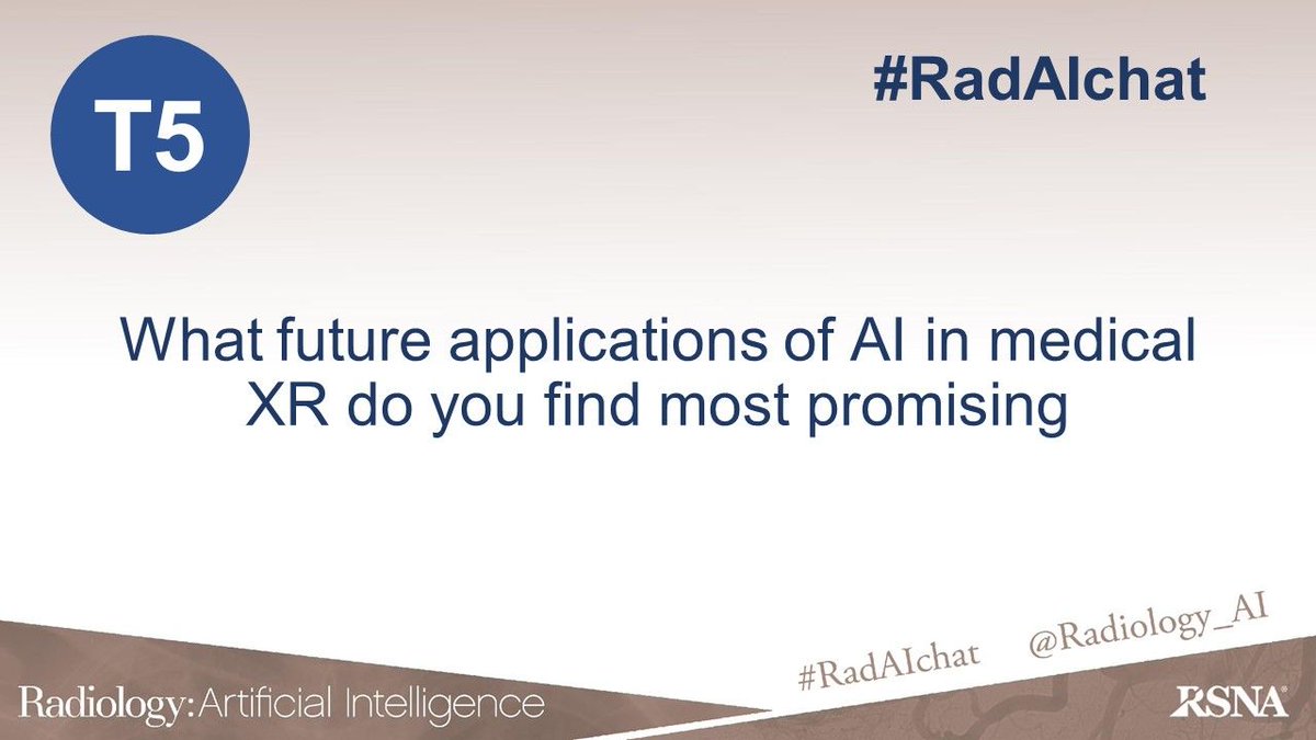 Radiology: Artificial Intelligence tweet media