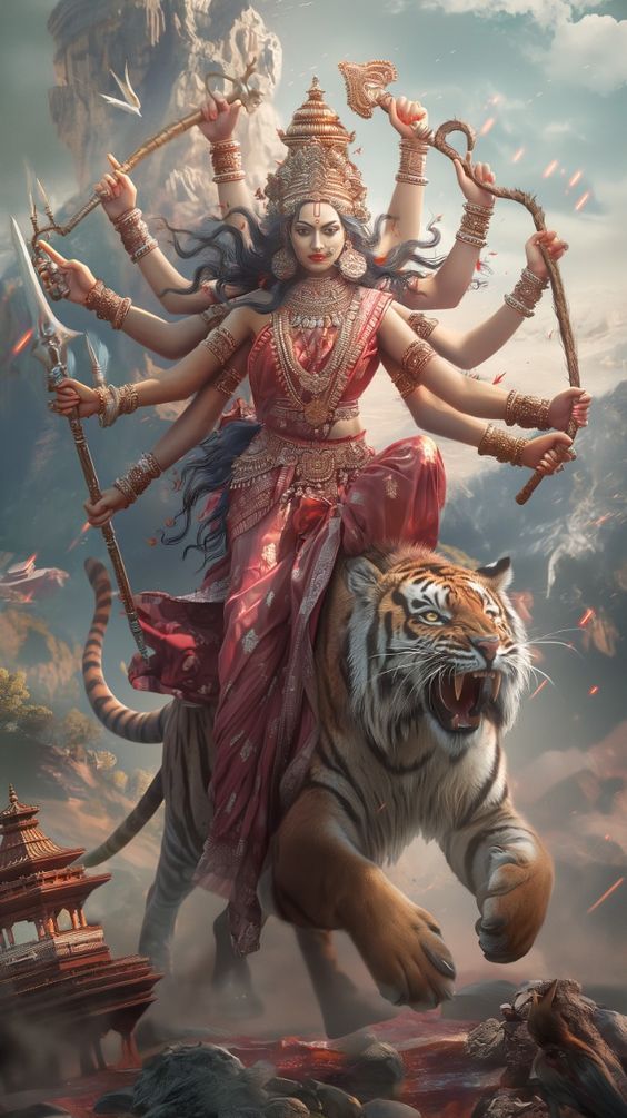 #HappyNavratri 
🌺🌺🌺🌺🌺🌺🌺🌺🌺
ॐ सर्व मंगल मांगल्ये शिवे सर्वार्थ साधिके।
शरण्ये त्र्यम्बके गौरी नारायणी नमोस्तुते।।
शारदीय नवरात्रि की शुभकामनाएं।
🌺🌺🌺🌺🌺🌺🌺🌺🌺
#happynavratri2024