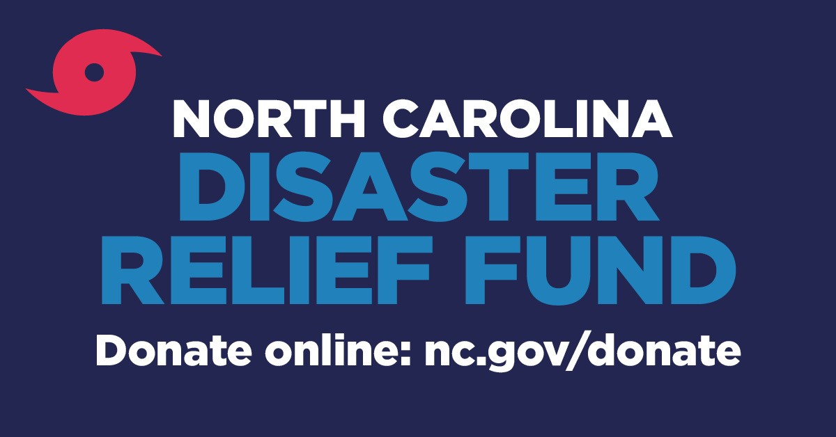 We are working to get help to the people of western North Carolina, but we know there will be additional needs. If you would like to donate to the NC Disaster Relief Fund, visit nc.gov/donate.
