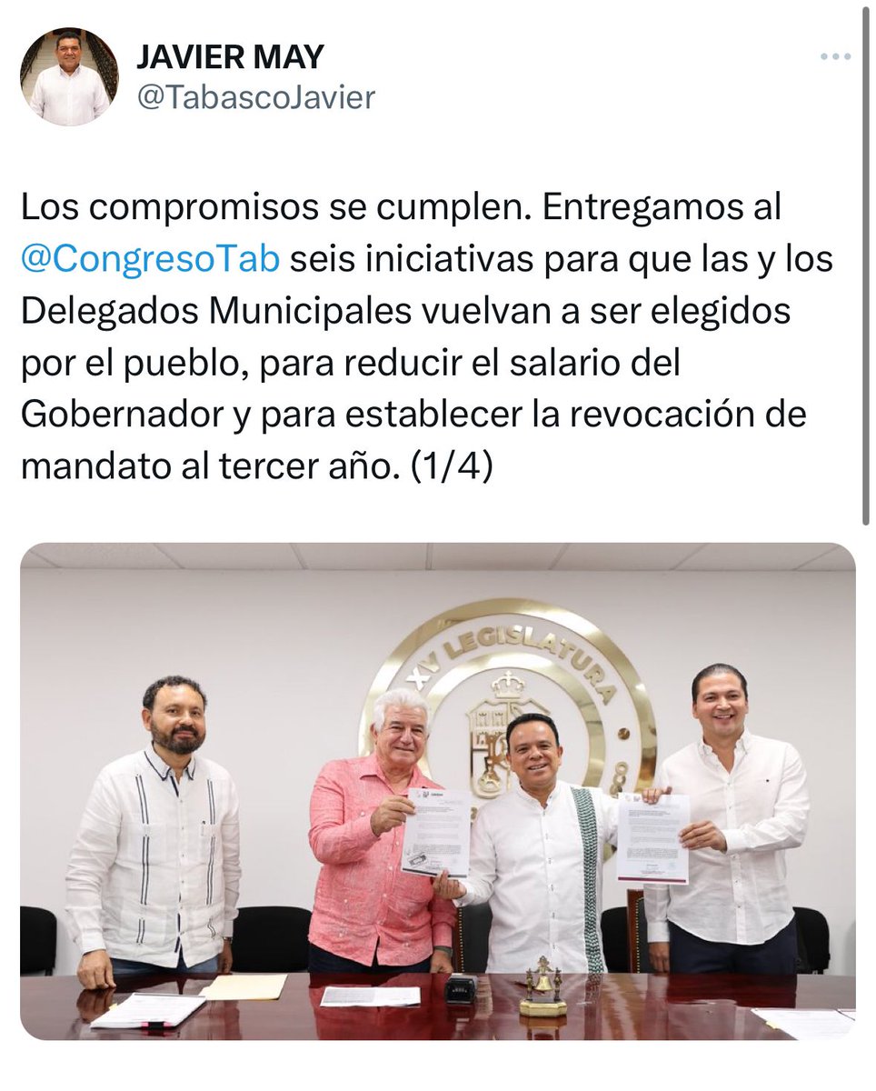 #Entérate 🔴 Se formaliza la entrega de ternas para elegir magistrados en los tribunales de justicia de Tabasco.