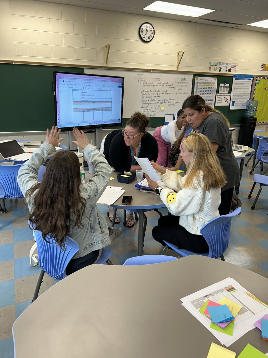 WoodholmeES's tweet photo. Officially finished our PLC launch this afternoon with our first grade team with special educators, ELD resource, and math coach in full effect. Thank you for your thoughtful conversation and open-minds to support the best learning experiences for our students. https://t.co/WahNnM5vzg