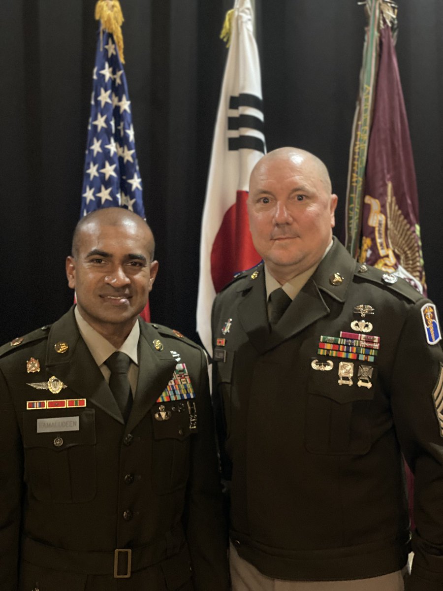 168thMMB's tweet photo. No one is more professional than I. 

I am a noncommissioned officer, a leader of Soldiers…

Powerhouse Week kicks off with the 168th MMB, @65MedBde and USAMMC-K NCO Induction Ceremony! We were honored to have the @USAGDaegu Garrison CSM, @AsgarReggie CSM Kamaludeen, as our guest speaker - a truly inspirational and transformational leader that we are proud to have lead and advocate for the Area IV community here in @USForcesKorea and @EighthArmyKorea 

NCOs have always been, and will always remain the backbone of the @usarmy ….248 years and counting

Today we inducted 37 new NCOs into the ranks of the noncommissioned officer corps and welcome their leadership and commitment to the US Constitution and strengthening the US - ROK Alliance here in the Land of the Morning Calm 🇰🇷 🇺🇸 

#leadership
#beknowdo
#usarmy
#america
#hope

@USArmySMA @ArmyChiefStaff @SecArmy @USARPAC_CG @USARPAC_CSM @NCOLCoE @rArmyReddit @173rdAbnBde