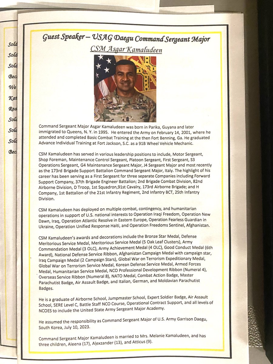 168thMMB's tweet photo. No one is more professional than I. 

I am a noncommissioned officer, a leader of Soldiers…

Powerhouse Week kicks off with the 168th MMB, @65MedBde and USAMMC-K NCO Induction Ceremony! We were honored to have the @USAGDaegu Garrison CSM, @AsgarReggie CSM Kamaludeen, as our guest speaker - a truly inspirational and transformational leader that we are proud to have lead and advocate for the Area IV community here in @USForcesKorea and @EighthArmyKorea 

NCOs have always been, and will always remain the backbone of the @usarmy ….248 years and counting

Today we inducted 37 new NCOs into the ranks of the noncommissioned officer corps and welcome their leadership and commitment to the US Constitution and strengthening the US - ROK Alliance here in the Land of the Morning Calm 🇰🇷 🇺🇸 

#leadership
#beknowdo
#usarmy
#america
#hope

@USArmySMA @ArmyChiefStaff @SecArmy @USARPAC_CG @USARPAC_CSM @NCOLCoE @rArmyReddit @173rdAbnBde