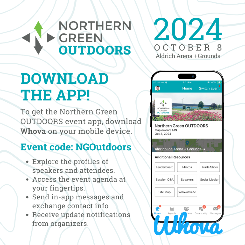 Have you downloaded the #northerngreen OUTDOORS app yet?

#EventApp #Whova