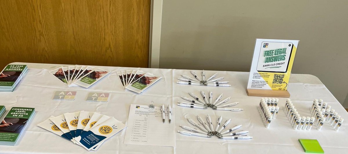 At AR FLA, our hearts are filled with gratitude for our incredible volunteer attorneys, dedicated law students, &amp; amazing partners, the Ark Bar Foundation, the Arkansas Bar Association YLS, &amp; the Bowen School of Law. Your unwavering commitment has brought our FLA Clinic to life.