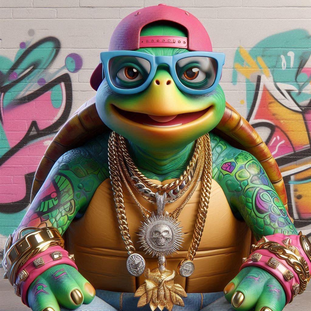 TurtleT38459's tweet photo. Meet the Digital Titan 🐢✨: Blending street vibes with luxury, this NFT is ready to make waves in the digital art world! #NFT #CryptoArt #DigitalArt #NFTCommunity #NFTs #NFTCollector #NFTProject #Crypto #Blockchain #Art #DigitalCollectibles #NFTDrop #NFTMarketplace #NFTArtists https://t.co/7BLkbC4EpJ