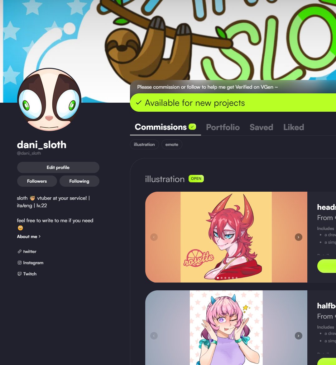✨️I open my vgen page!!✨️🧡💚
(you can find the link in bio)

if you are interested, drop by! if you don't find what you are interested in, write to me privately here on twitter 😄

#vtuber #VtuberUprsing #vtuberita