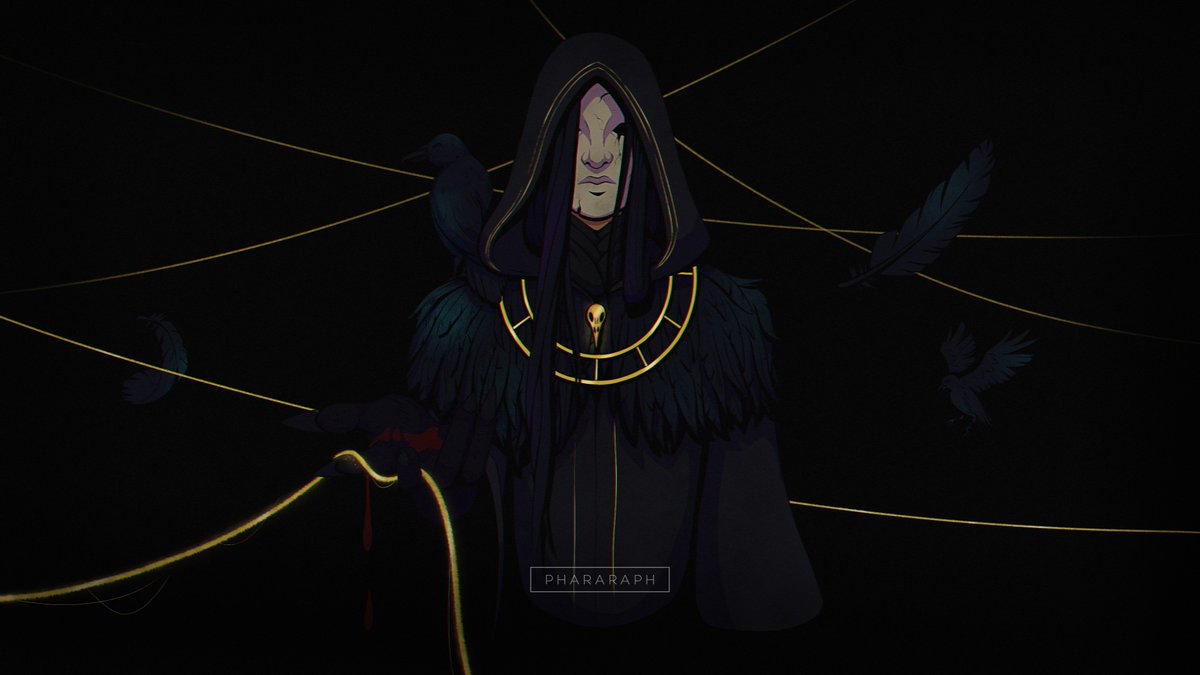 phararaph's tweet photo. Haven't watched Downfall and BH episodes after that. Currently out of the loop when it comes to the current campaign. 
But I'm still here! In honor of Season 3 of The Legends of Vox Machina, here's the Matron of Raven 🐦‍⬛

#TheLegendofVoxMachina #CriticalRole #CriticalRoleFanArt https://t.co/lT523Hc6JU