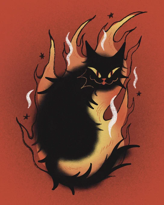 chaotic black cat 