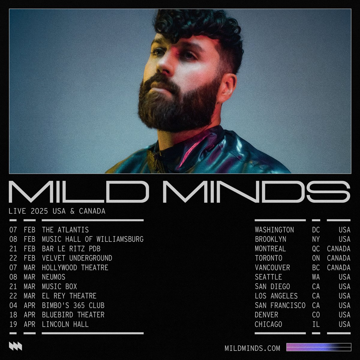 Hope you’ve been enjoying TEARDROPS.   Tickets to catch me on tour are on sale now, see you there.

🌸

mildminds.com