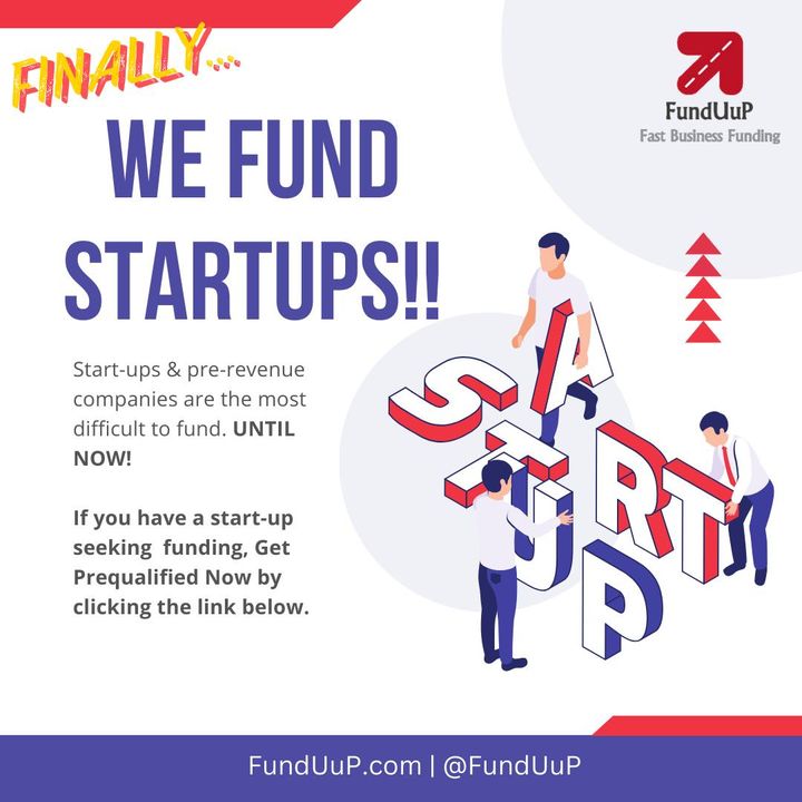 FundUuP's tweet photo. Exciting News! 🎉 We're offering 0% interest funding to fuel your entrepreneurial dreams! 💰
Apply w/ no negative credit hit!  💼

https://t.co/ikfmZDyW12   Apply NOW with no negative impact to your credit! 📲

#FundingOpportunity #ZeroInterestFunding #BusinessGrowth #Startups https://t.co/eIFwdvW3v5
