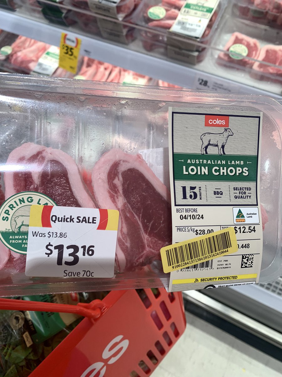 600words's tweet photo. #colessupermarkets @Coles 

Given the troubles supermarkets are having with prices lately - it seems strange the pricing on this meat product.

Listed as a reduction when clearly the original price is cheaper than the sale price - weird https://t.co/YYQxQAUlkj