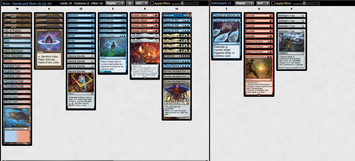 dethfrmabove (@whoknowsswim) on Twitter photo Another wednesday another top 8 to sneak in and tell about <a href="/fireshoes/">Robert Taylorπ₯</a> ! This version of sneak and show has been my favorite yet, I think it may need one more piece of sideboard tech vs artifacts, but overall I really liked the build. Will post matchups below in a little bit Another wednesday another top 8 to sneak in and tell about <a href="/fireshoes/">Robert Taylorπ₯</a> ! This version of sneak and show has been my favorite yet, I think it may need one more piece of sideboard tech vs artifacts, but overall I really liked the build. Will post matchups below in a little bit