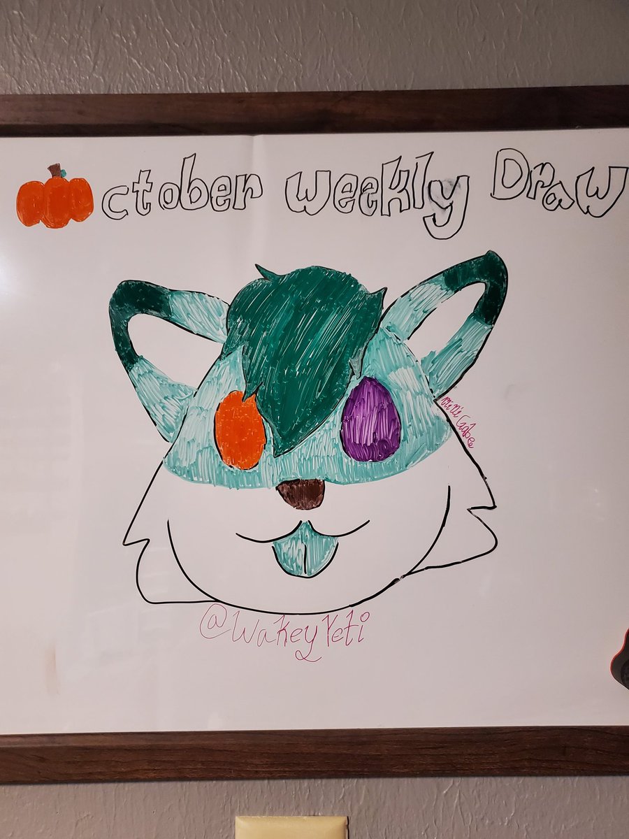 Mini_Gabe's tweet image. Doing this silly thing this month! Gonna draw my friends each week or couple of days! First one is @WakeyYeti