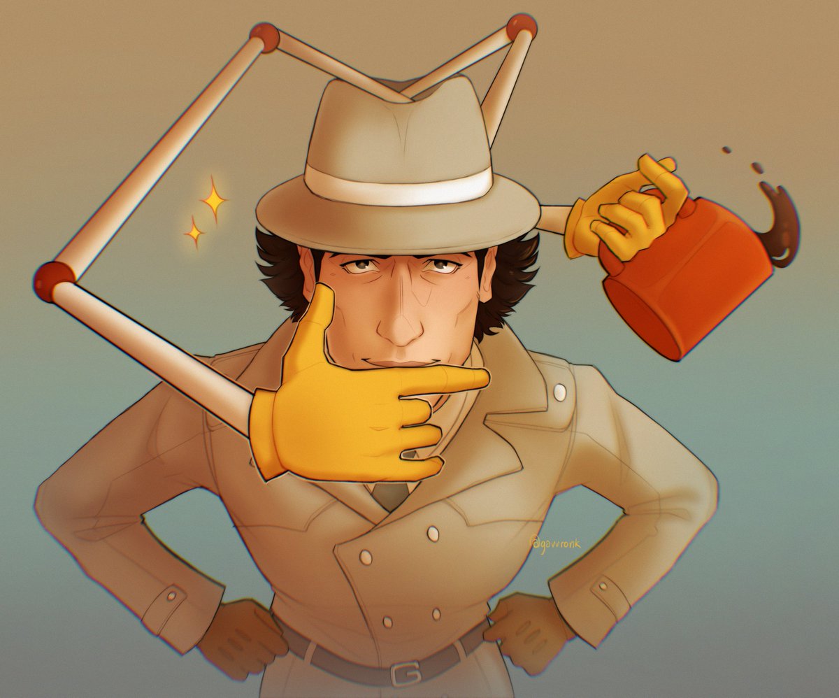 gavvronk's tweet image. I used to watch #inspectorgadget daily!! Lil&apos; fanart