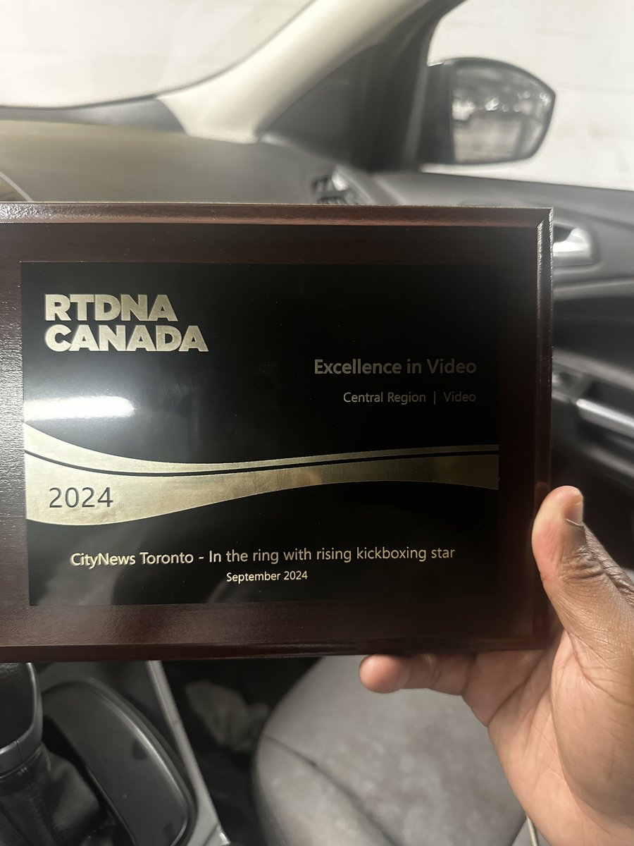 BrandonRoweTV's tweet photo. Honored to win an @RTDNA_Canada  for a story on a rising Muay Thai star from Scarborough! Huge shoutout to @KenTownsend  - his creativity is the reason we brought this project to life. More newsrooms need to give photojournalists &amp; editors the time to flex their creative muscles. https://t.co/ABFu7jGDix