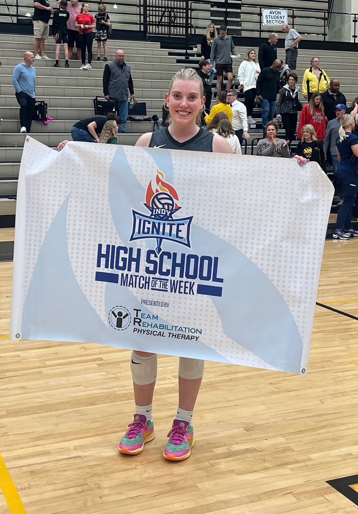 AvonOrioleVolleyball (@avoninvolleybal) on Twitter photo Congrats to Avery for being chosen as Player of the Match for the <a href="/IndyIgniteVB/">Indy Ignite Pro Volleyball</a> high school match of the week!!! Congrats to Avery for being chosen as Player of the Match for the <a href="/IndyIgniteVB/">Indy Ignite Pro Volleyball</a> high school match of the week!!!