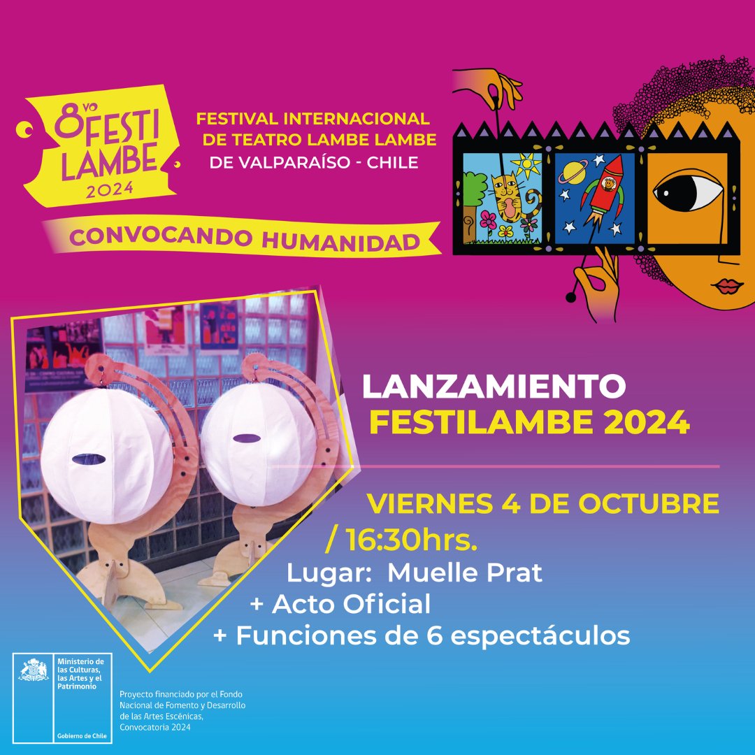 Festilambe's tweet photo. TODOS INVITADOS A MUELLE PRAT https://t.co/QJAfyFvZe2