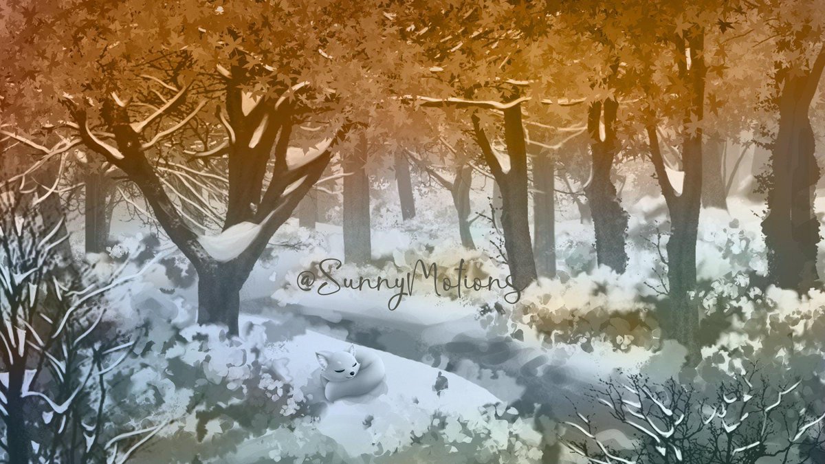 SunnyMotions's tweet image. Commission for @KyoLeah 
#Winter2024 #Winterforest #MapleTree #autumn2024 #TwitchOverlay #StreamerCommunity #AutumnWinterTogether #VTuberUprising #Spookymonth