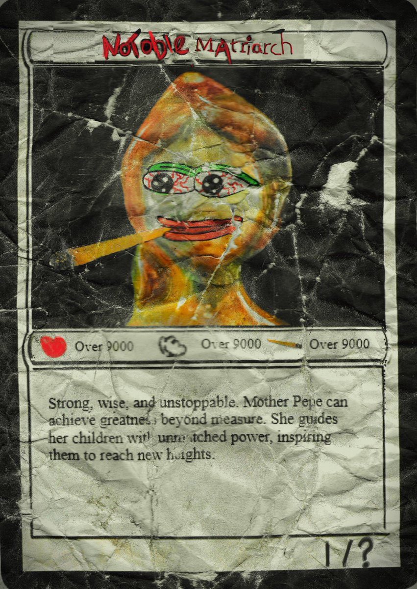 NotablePepes's tweet photo. Notable Pepes Series 7 

The Show Goes On!

Starts at 1PM EST with cards from @ScrillaVentura and @MRcronicmusles 

All drops will have 2 x 25 minute allowlist phases followed by a public sale at 2PM EST if any editions remain.

F**k Around and Find Out 🫡 https://t.co/pgHxaPNdNy