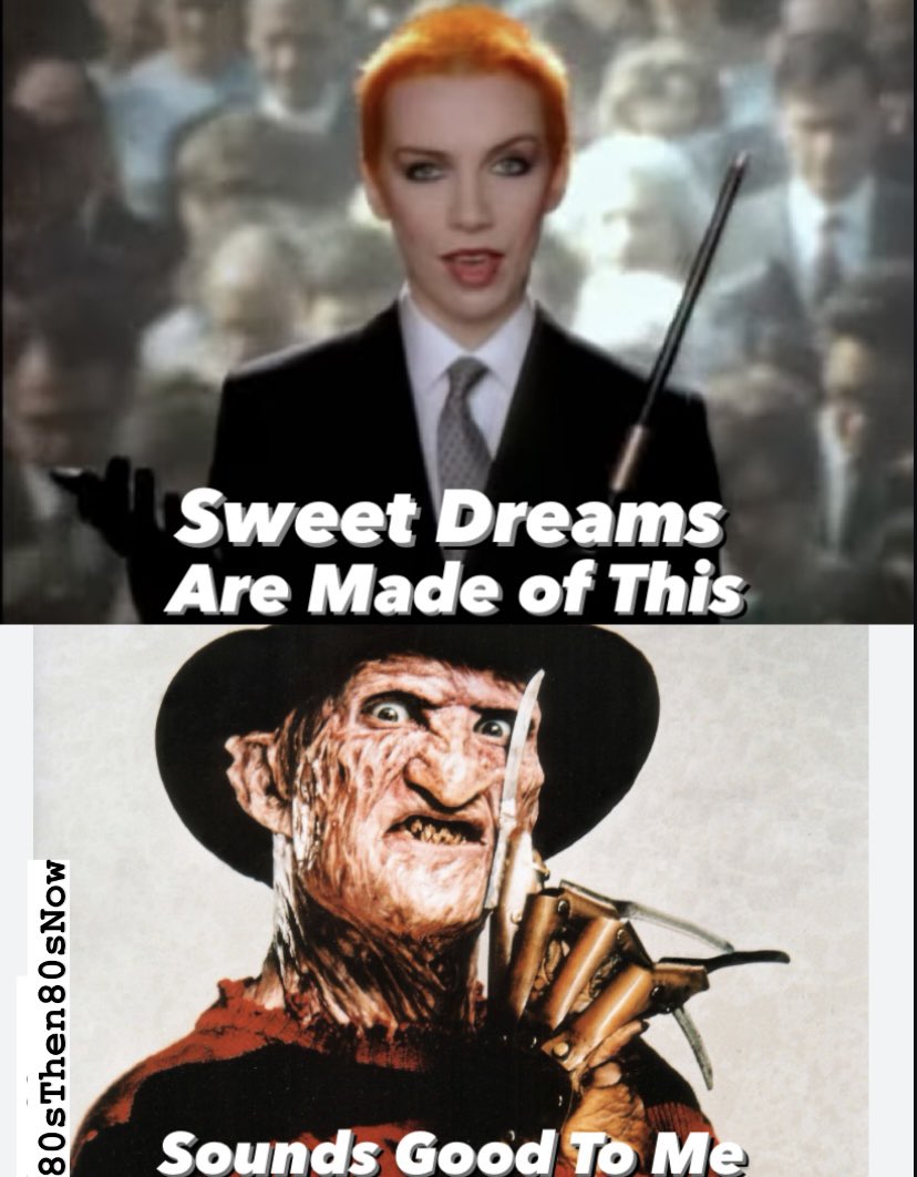 80sThen80sNow's tweet image. Some of Them Try to Do More Than Use You.

#nightmareonelmstreet #freddykrueger #eurythmics #annielennox #1980s