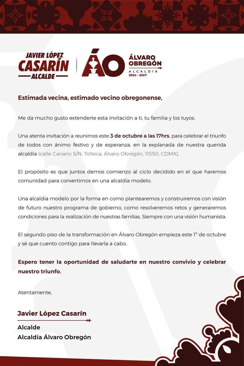 Alcaldía Álvaro Obregón tweet media