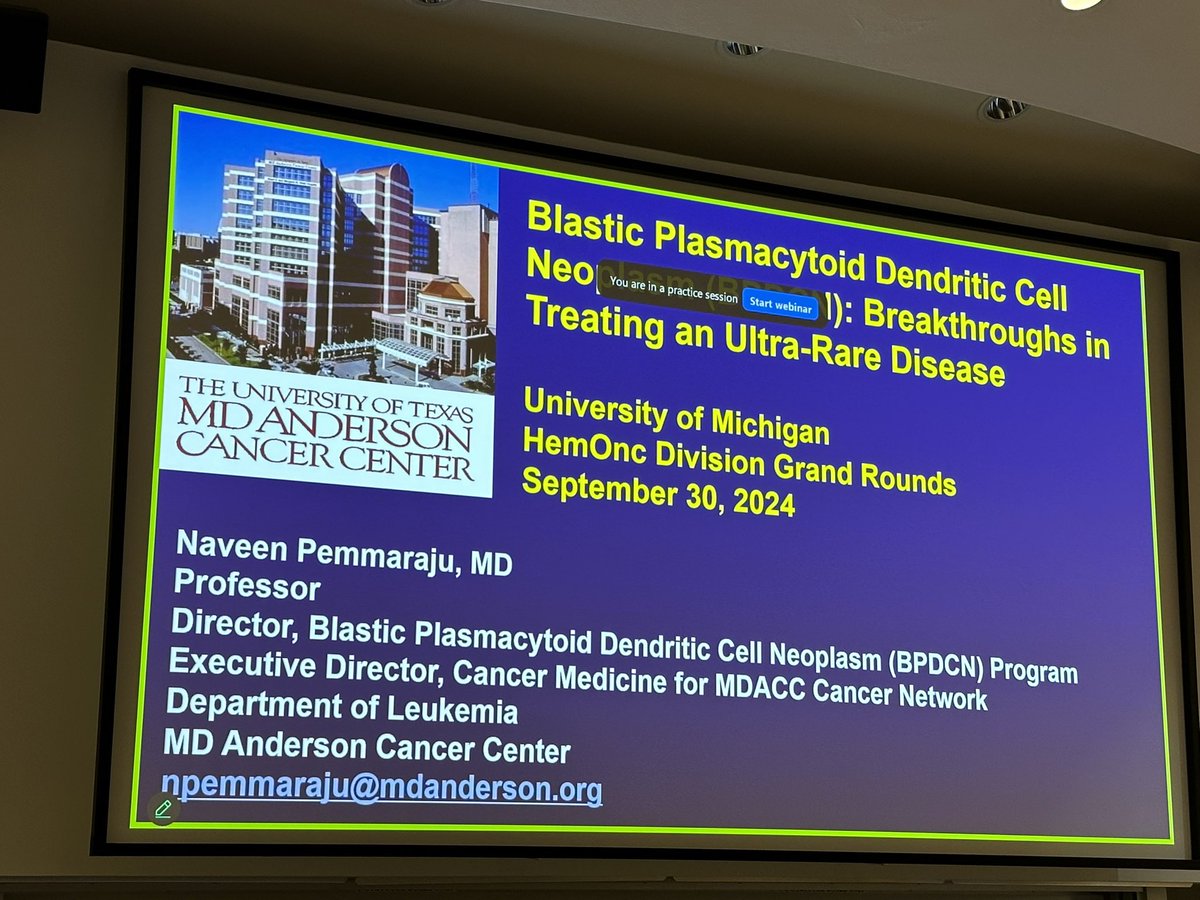 doctorpemm's tweet image. 👉👉👉Thanks 🙏 🙏 🙏 to @umichmedicine Div HemOnc for hosting me for Grand Rounds visiting Professor talk and visit ! @Nate_WilsonMD @KMirza @acweyand @kristenpettitmd @Berninini 
🙌 #BPDCN #MPNSM #RareDisease #leusm