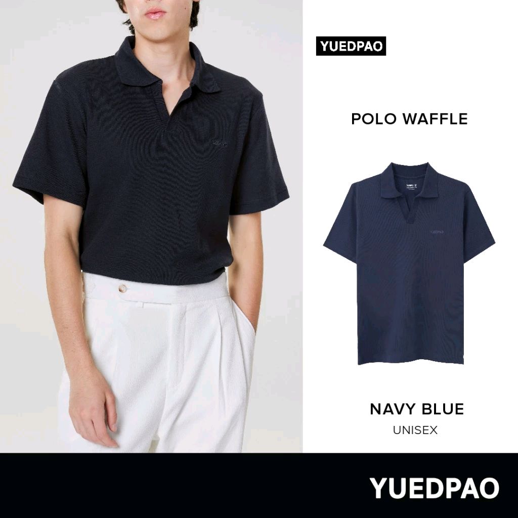 purachedw's tweet photo. ลองดู Yuedpao Polo Waffle ผ้าหนาทรงสวย ยับยากรีดง่าย เสื้อยืดเปล่า เสื้อโปโล สี Navy Blue ในราคา ฿390 - ฿394 ที่ Shopee https://t.co/8JCPym8TWN https://t.co/VudFX8RP2F
