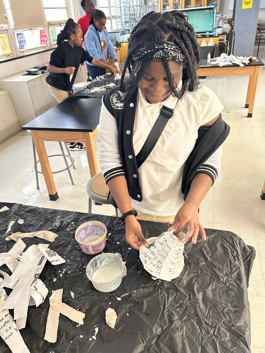 Thomas Jefferson EMS (@tjems232) on Twitter photo Ms. Berkley’s 8th Grade Ss are learning about the formation of mountains and volcanoes using models to explain a mechanism for volcanic chain formation. Thank you <a href="/arts4learningmd/">Arts for Learning Maryland</a> Ms. Weaver
for showing the class how to paper mache. #artsintegration Ms. Berkley’s 8th Grade Ss are learning about the formation of mountains and volcanoes using models to explain a mechanism for volcanic chain formation. Thank you <a href="/arts4learningmd/">Arts for Learning Maryland</a> Ms. Weaver
for showing the class how to paper mache. #artsintegration
