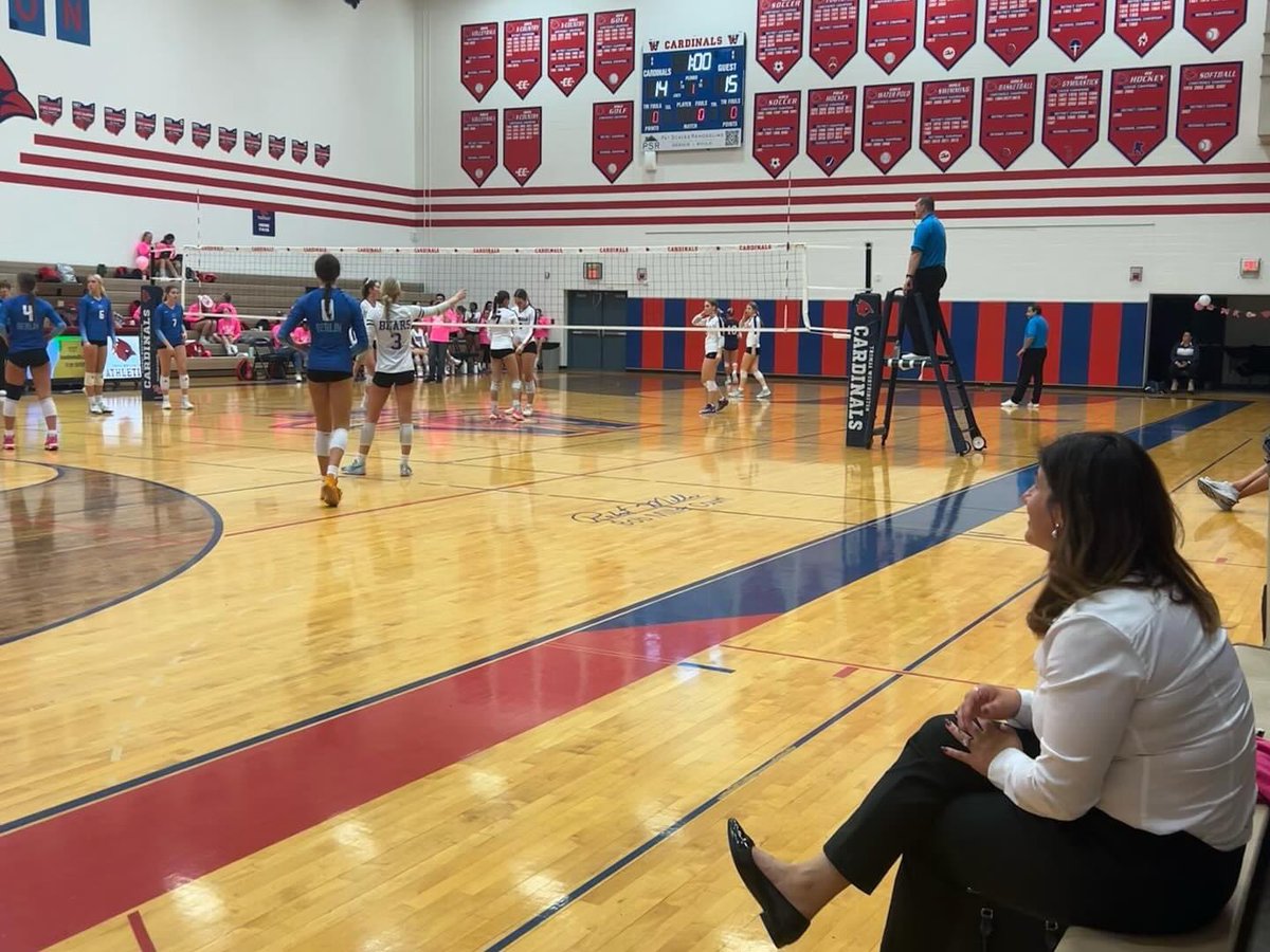 BesaSharrah's tweet photo. Yesterday, I toured the new @TWHS_Cardinals facility. Special thanks to Asst Principal @adrienne_carr for showing me around. I loved the Engineering &amp; STEM Lab for students to grow skills &amp; watched the tail end of the Volleyball team winning their game too!  #SharrahForOhioSenate https://t.co/86wPoHY4WB