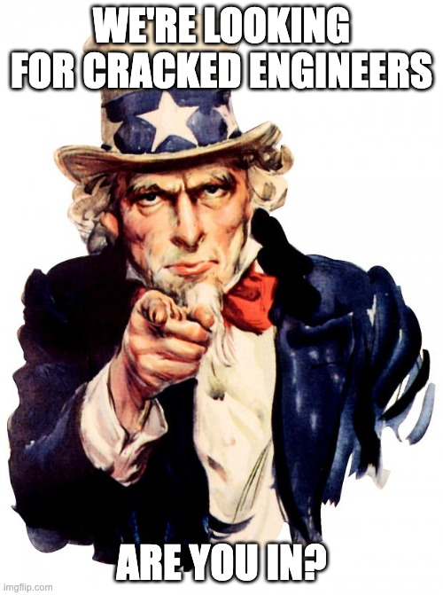 assembling a team (for eigen)

we're looking for engineers.

any engineers - smart contracts, frontend, backend, full-stack, anything.

- move fast, break things
- experimentalist
- be fun
- vibe

u're going to build apps. consumer apps.

like the idea? wanna join? hit me up