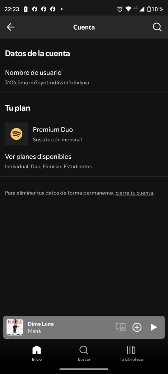 fucherus's tweet photo. Hola @SpotifyARG tengo un gran problema con mi cuenta.  Tengo una cuenta Premium Dúo. Recientemente cambié el cel pero cuando entro en mi cuenta desde mi nuevo cel me aparece q tengo el Plan Free. Lo único que tengo evidencia es un capture desde la otra cuenta Duo. Ayuda PorFavor https://t.co/zapH1XDAg6