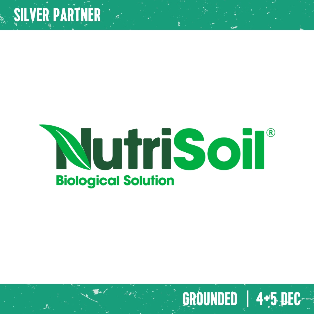GROUNDED Australia 2024 - Silver Partner.
<a href="/NutriSoil/">NutriSoil</a> 

By supporting farmers in building healthy, nutrient-rich soil, NutriSoil helps cultivate sustainable farming practices for healthier food and a healthier planet.

#farmingbetter 
#groundedaustralia 
#grounded
