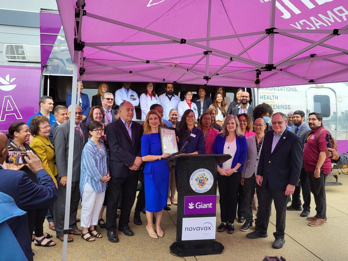 Councilmember Kristin Mink (@cmkristinmink) on Twitter photo Just got a <a href="/Novavax/">Novavax</a> COVID💉with County & state officials & community partners to spread the word about availability & importance of ’24-25 COVID vax! All brands are good, but Novavax is MoCo-based✨
Thanks <a href="/GiantFood/">Giant Food</a> for hosting & <a href="/MontCoExec/">Montgomery County, MD - County Exec Marc Elrich</a> + many more for getting vaxed w/ me! Just got a <a href="/Novavax/">Novavax</a> COVID💉with County & state officials & community partners to spread the word about availability & importance of ’24-25 COVID vax! All brands are good, but Novavax is MoCo-based✨
Thanks <a href="/GiantFood/">Giant Food</a> for hosting & <a href="/MontCoExec/">Montgomery County, MD - County Exec Marc Elrich</a> + many more for getting vaxed w/ me!